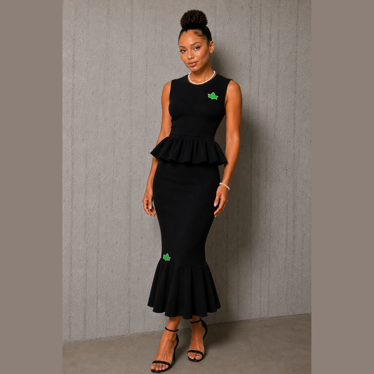 Ivy® Peplum Knit Skirt Set