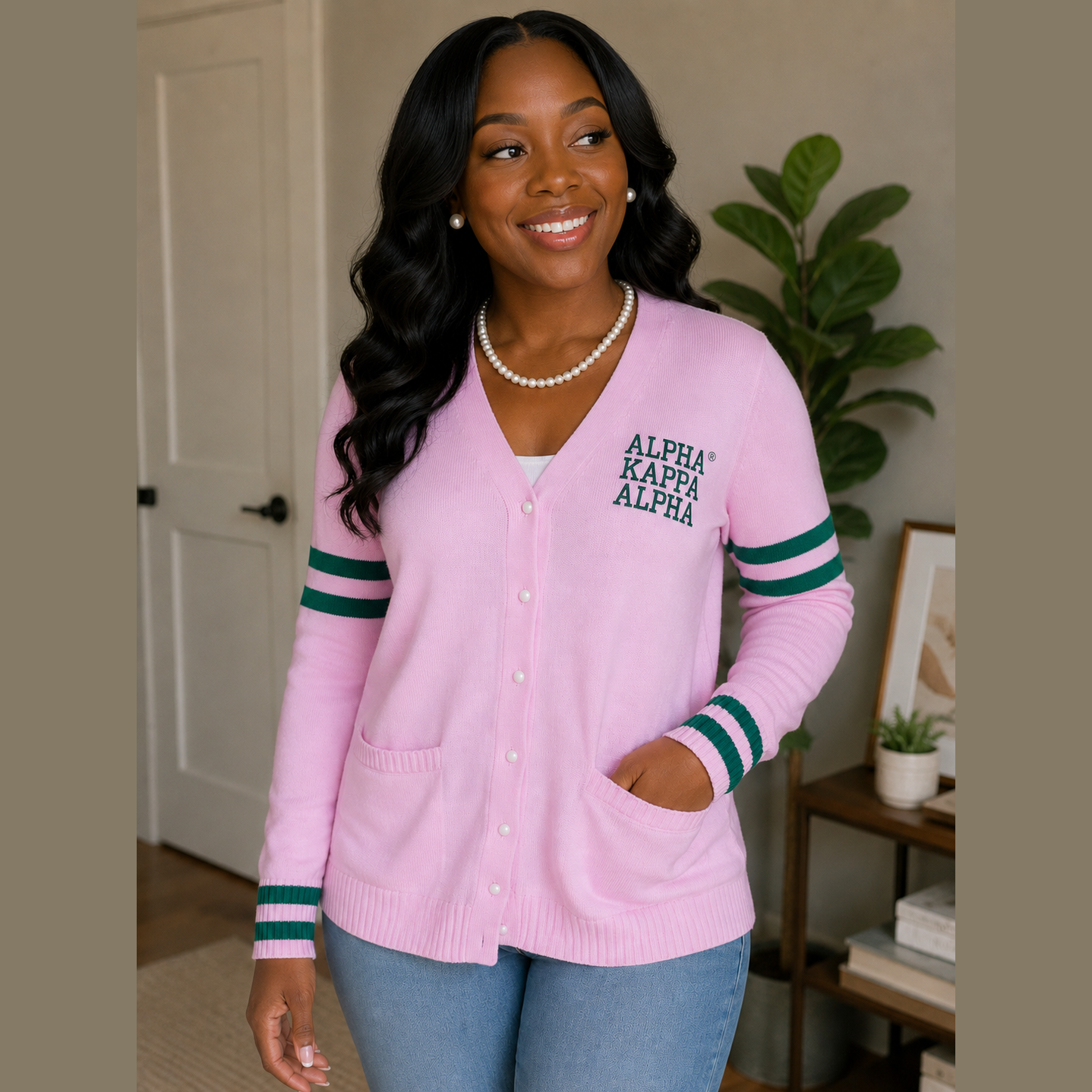 Alpha Kappa Alpha® Varsity Cardigan