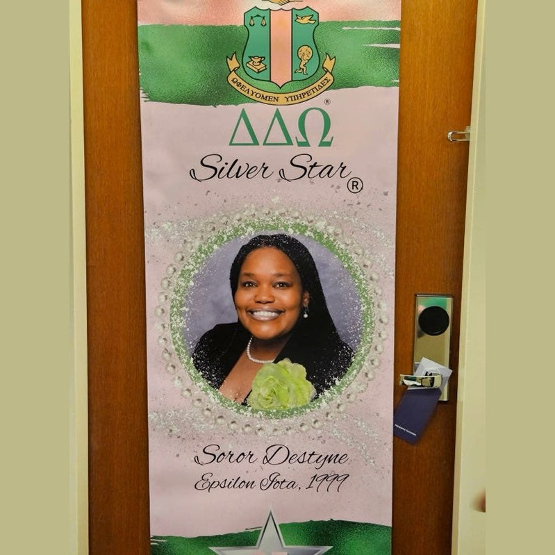 Milestone Door Banners