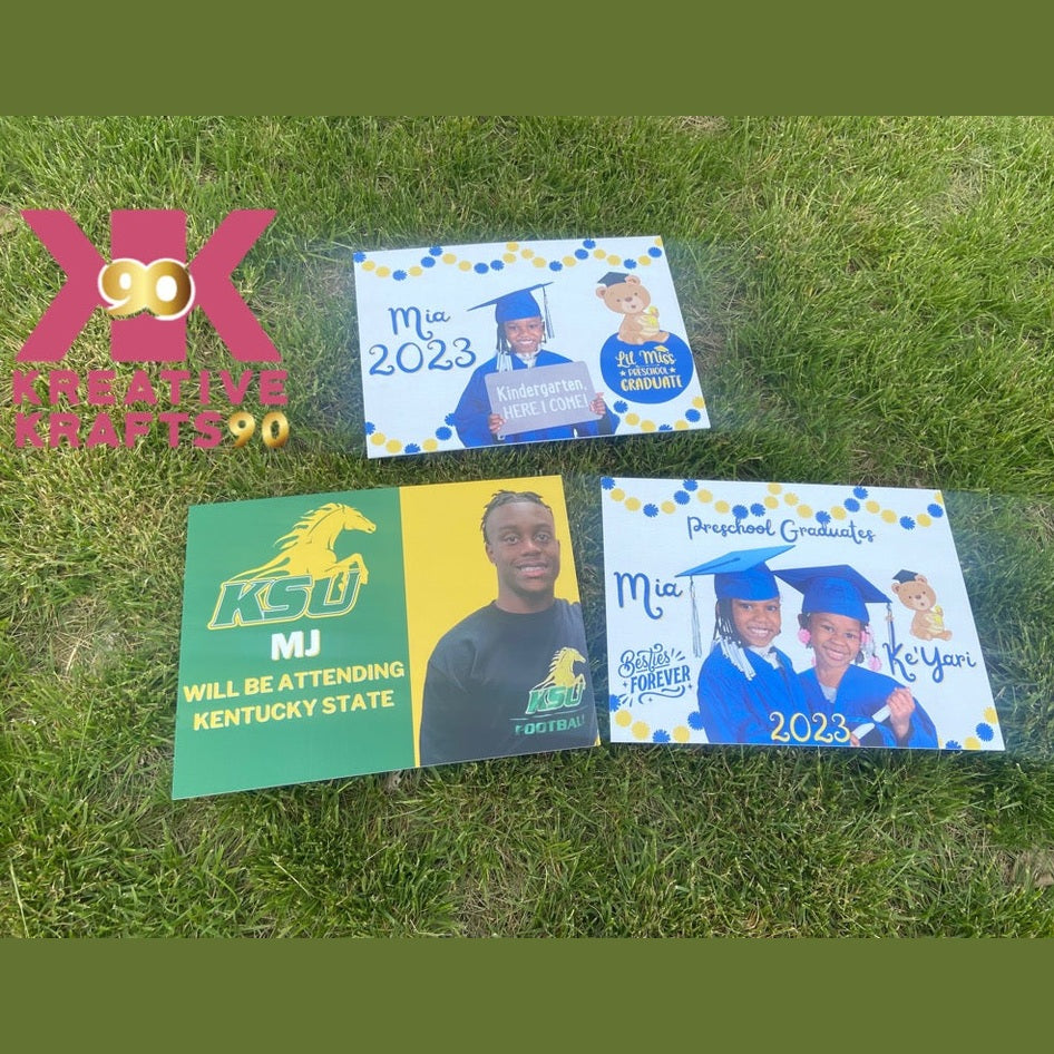Graduation Yard Sign