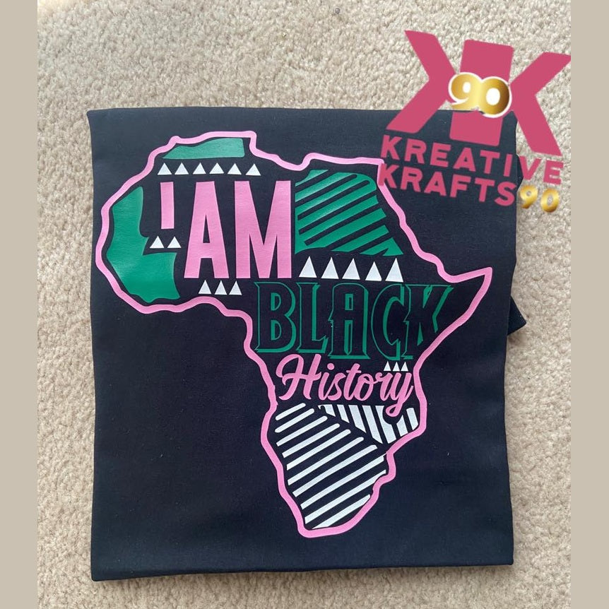 I Am Black History (Africa Design)