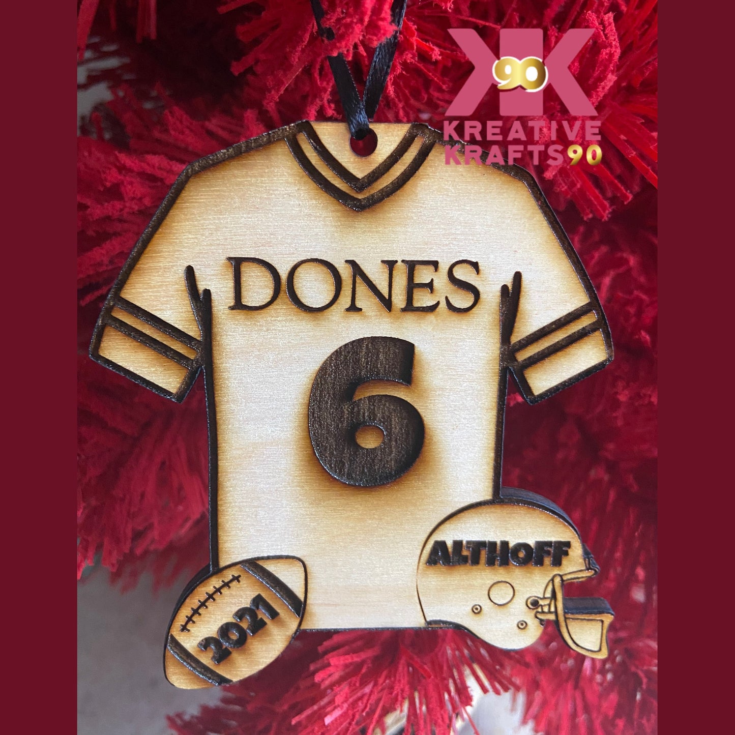 Football Jersey Ornament