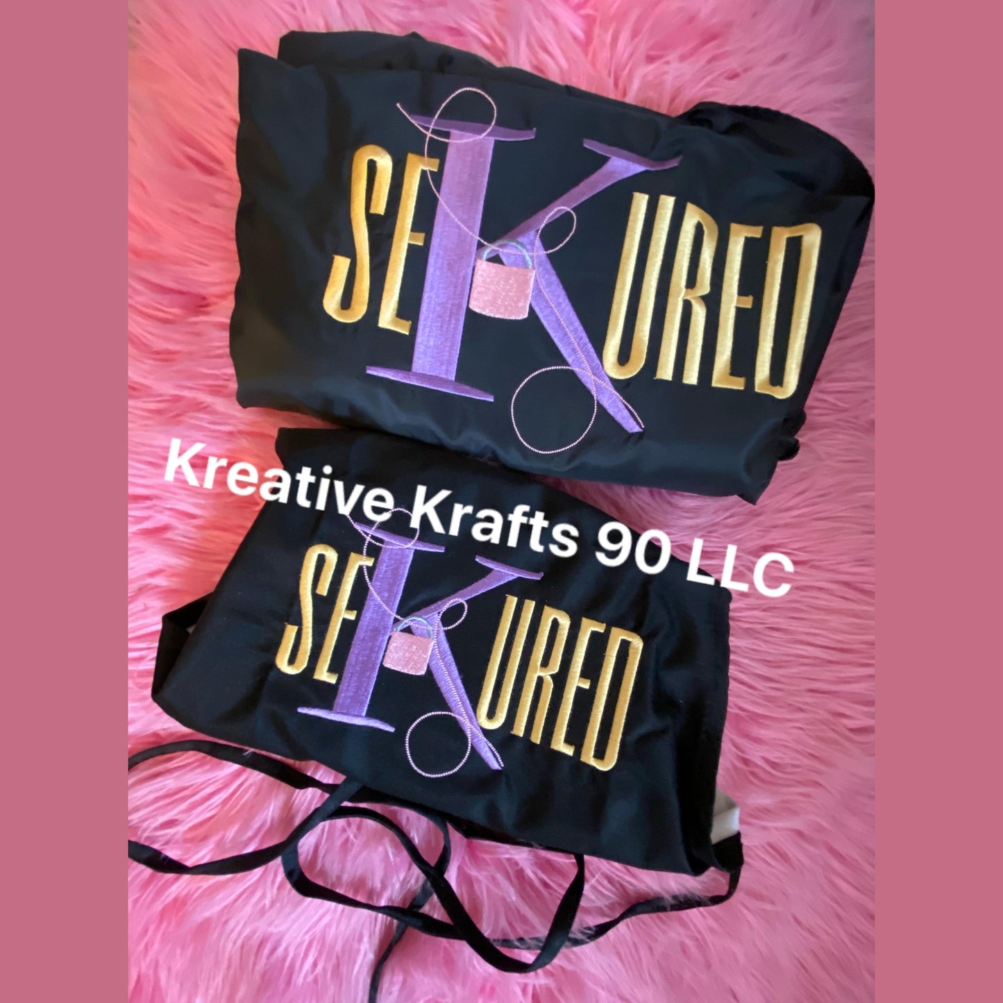 Custom Stylist/Barber Cape and Apron Set