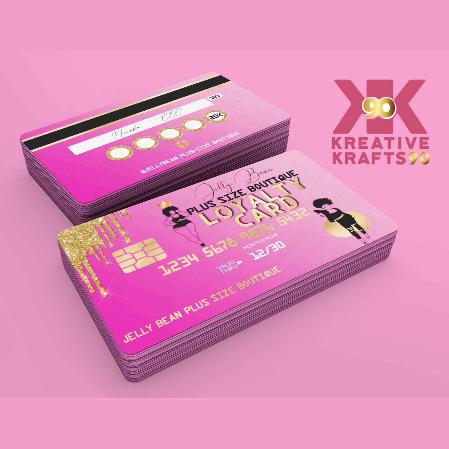 Business Branding Loyalty/VIP Cards