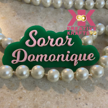 Soror Name Pin