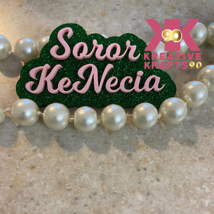 Soror Name Pin