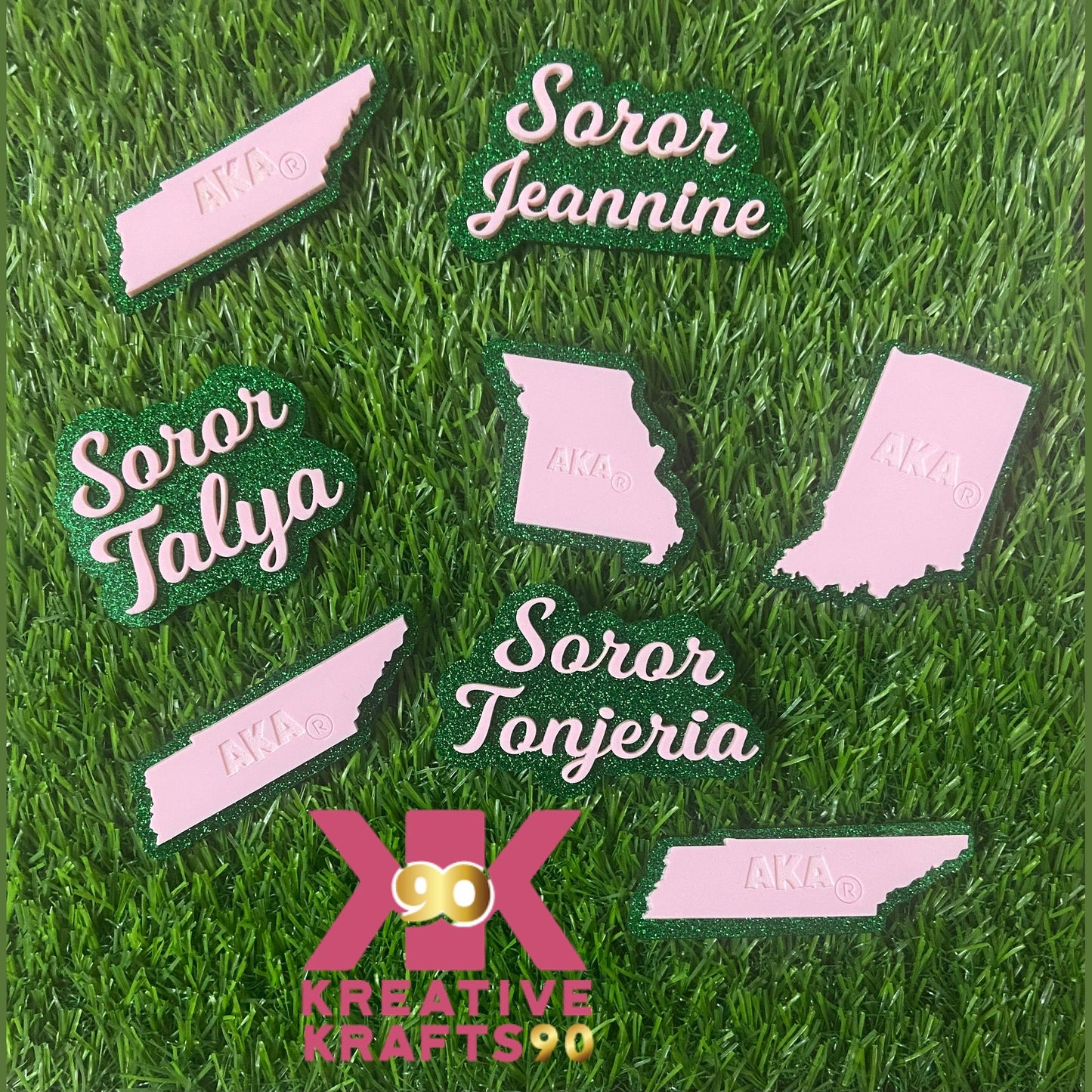 Soror Name Pin