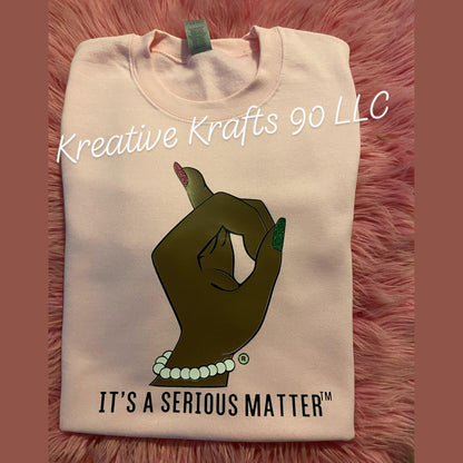 Serious Matter Pinky Sweatshirt