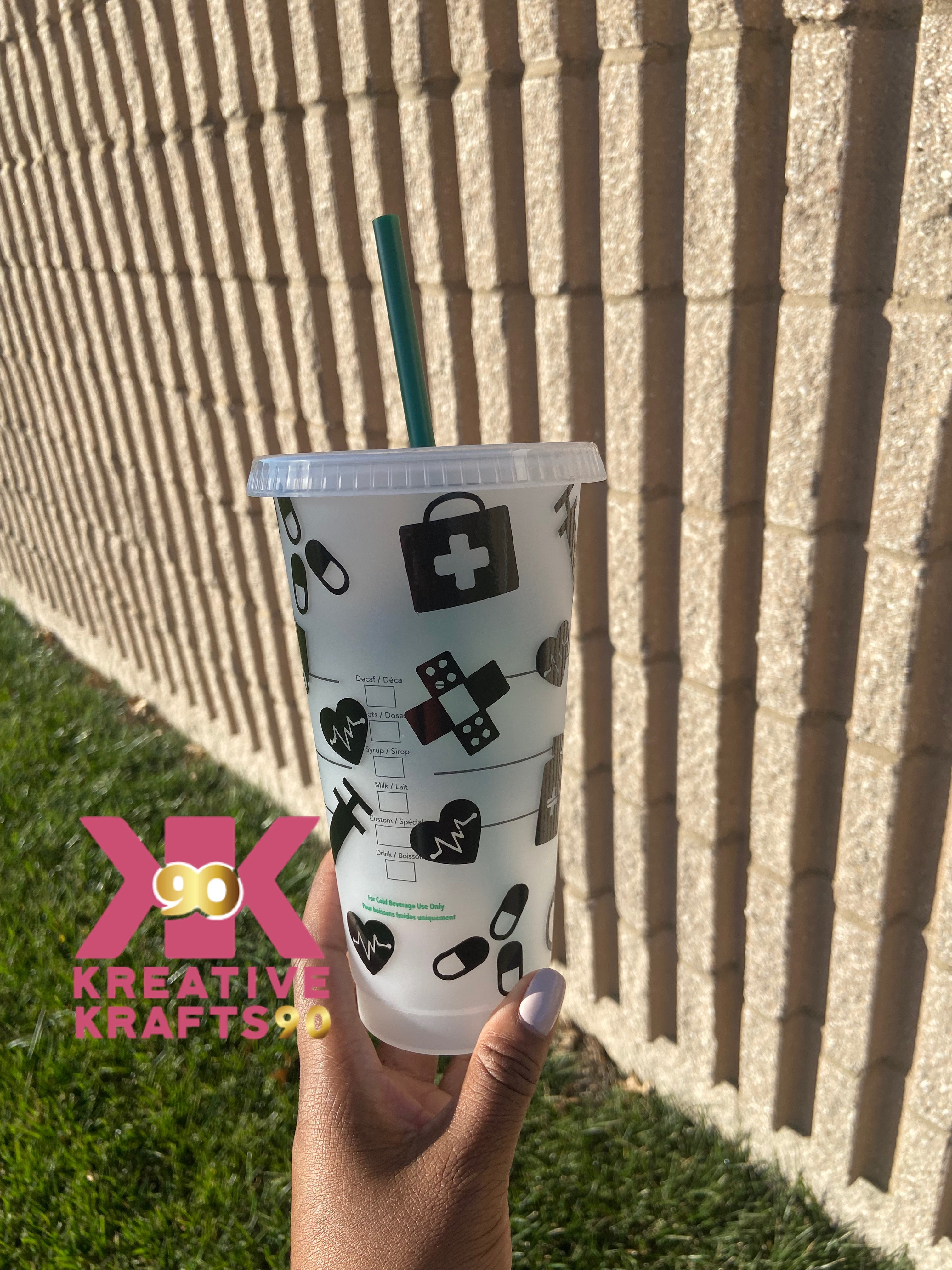 Custom Venti Reusable Cold Cup (24oz) – Her Style & Grace